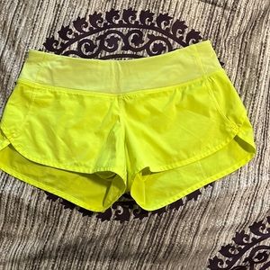 EUC Lululemon Speed Shorts